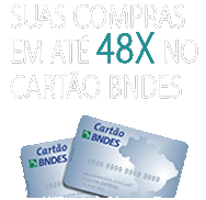 Aceitamos cartão BNDES